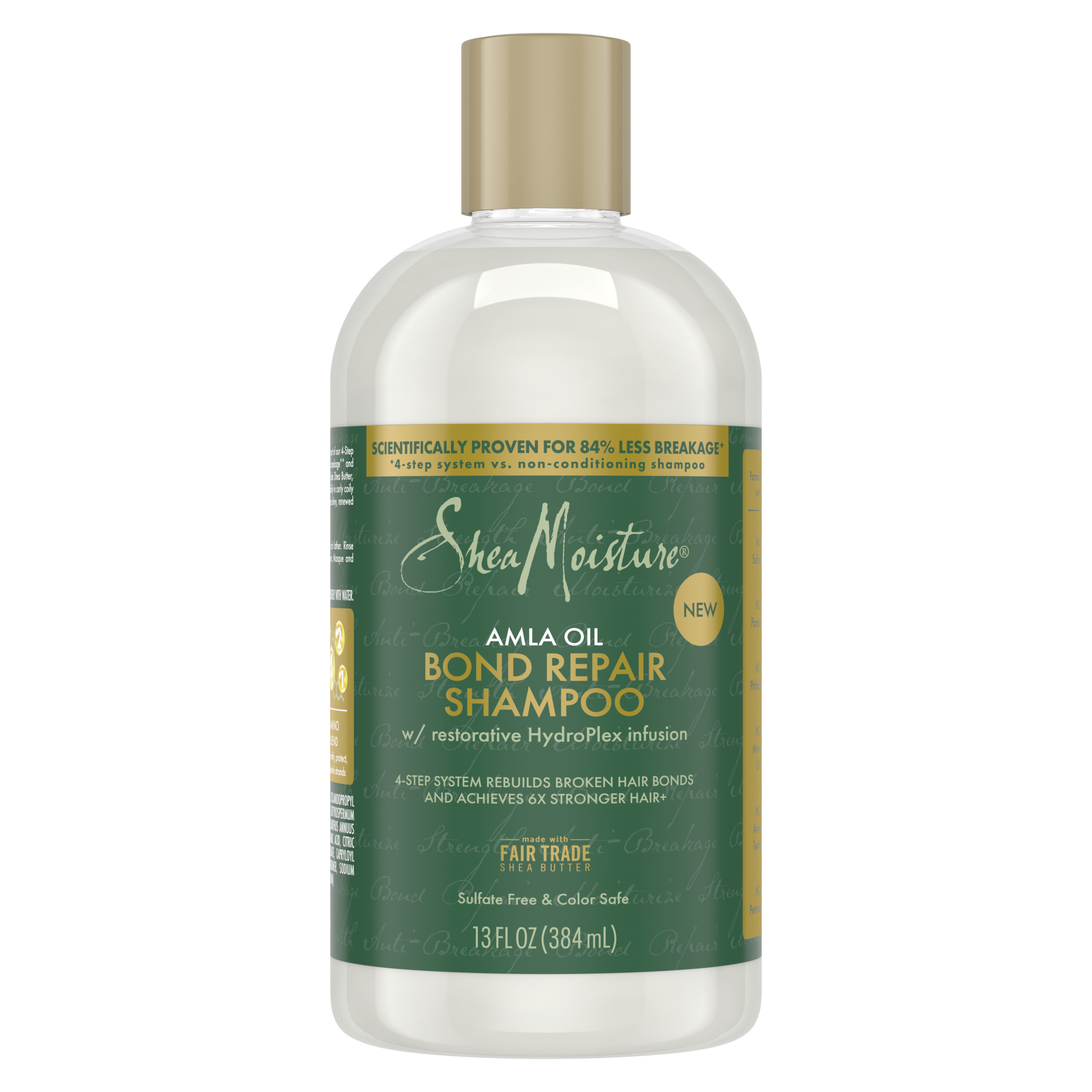 SheaMoisture Strengthening Bond Repair Women's Shampoo Amla Oil for Curly Hair, 13 oz SheaMoisture