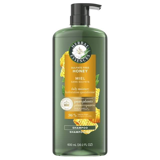 Herbal Essences Honey Daily Moisture Sulfate Free Shampoo, for All Hair Types 20.2 fl oz Herbal Essences