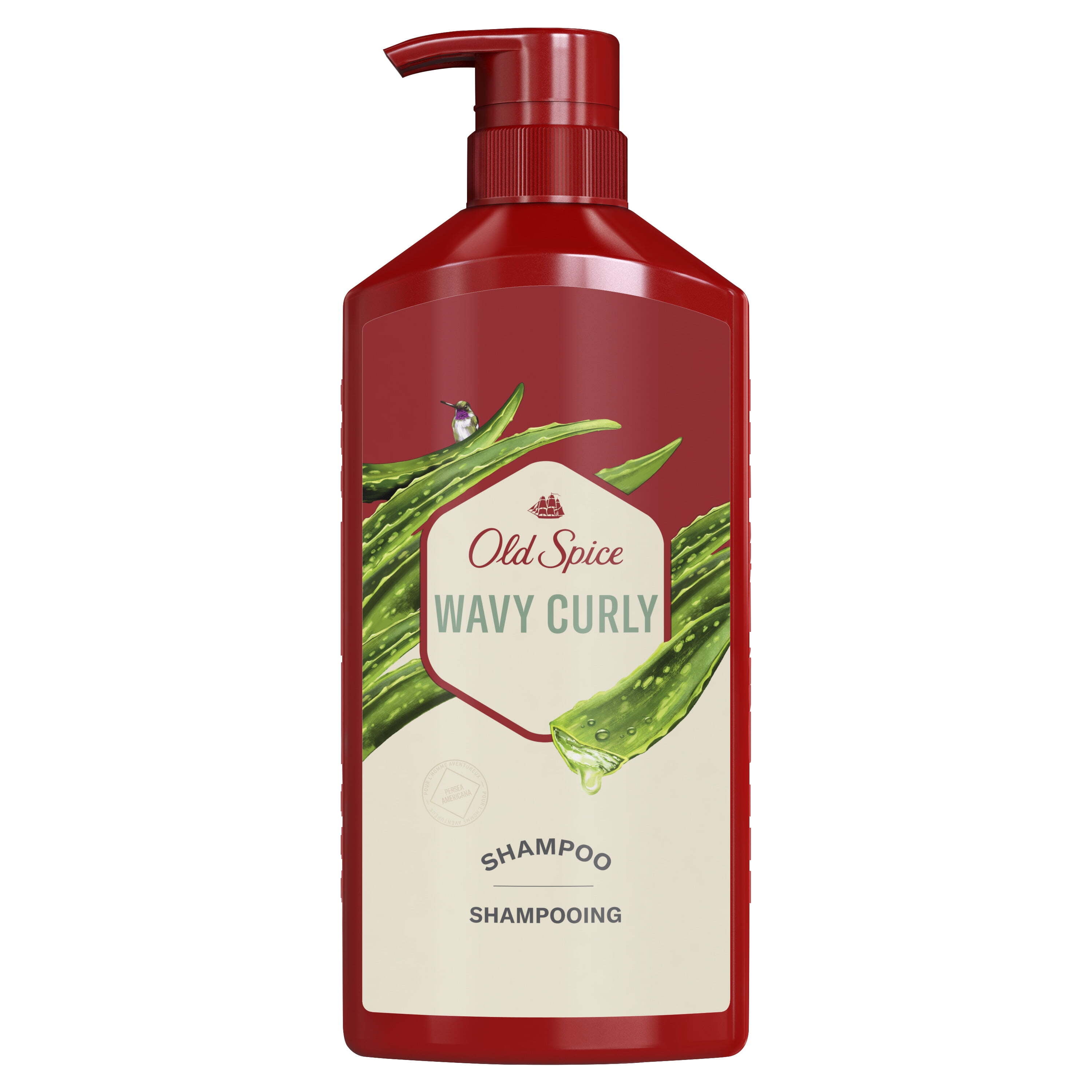 Old Spice Wavy Curly Shampoo with Aloe & Avocado Oil, 21.9 fl oz Old Spice