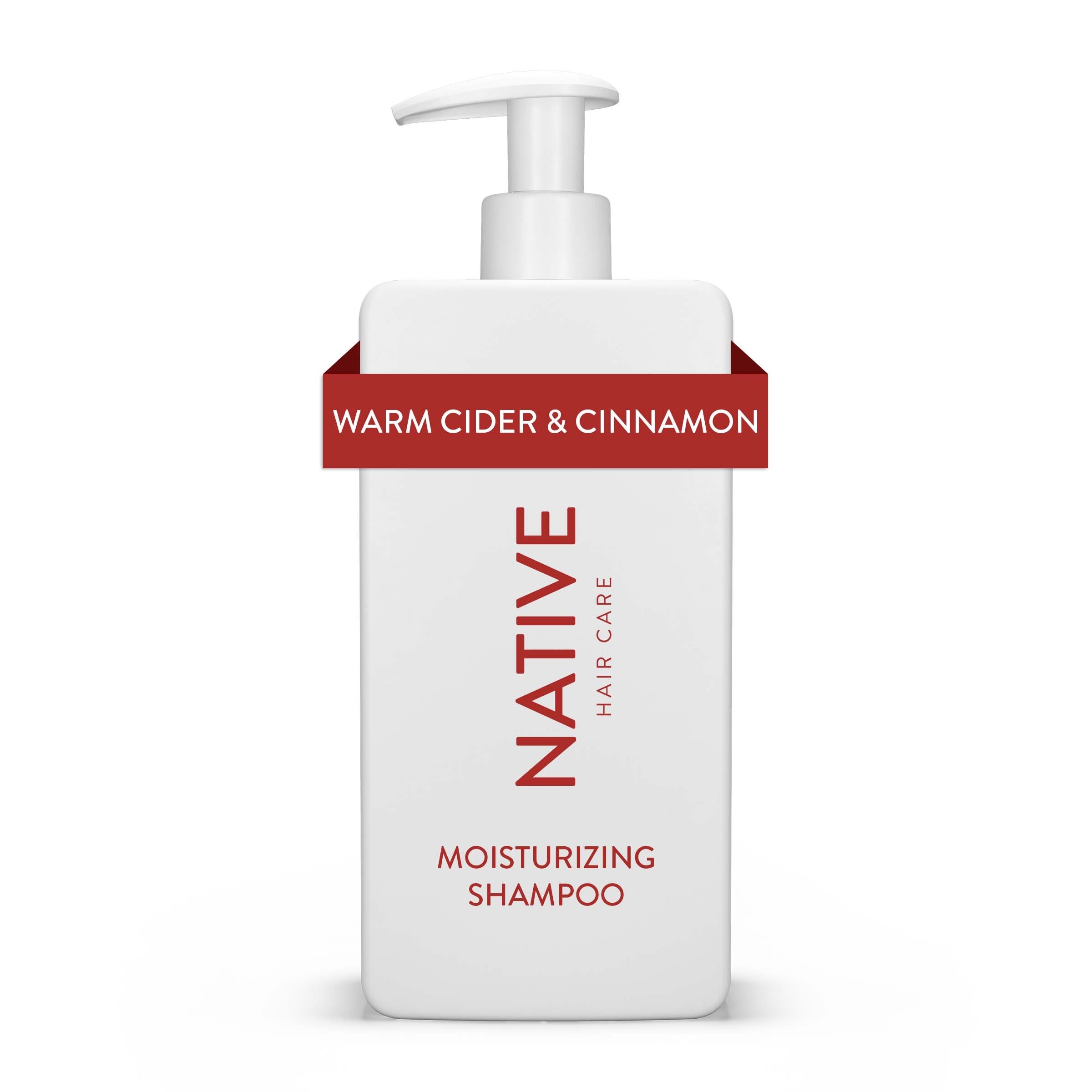 Native Moisturizing Shampoo, Warm Cider & Cinnamon, Sulfate Free, Paraben Free, 16.5 fl. oz Native