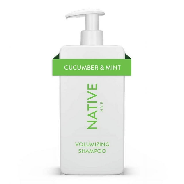 Native Volumizing Shampoo, Cucumber & Mint, Sulfate & Paraben Free, 16.5 oz Native