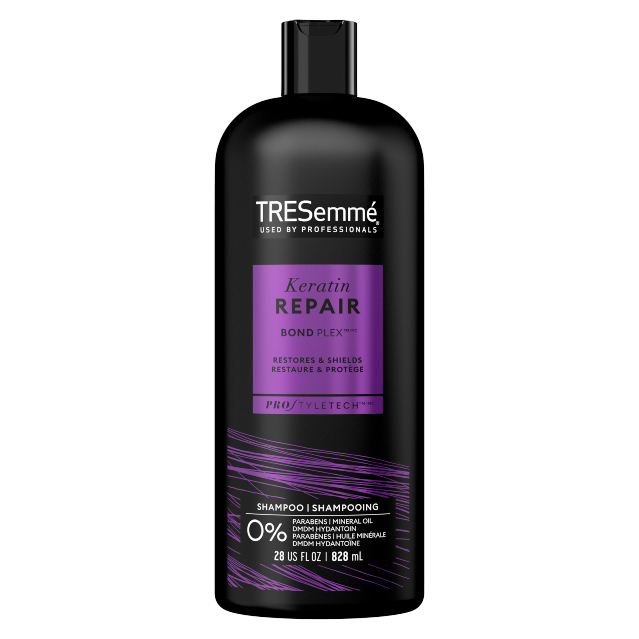 TRESemme Keratin Repair Restores and Shields Daily Shampoo for All Hair Types, 28 fl oz Tresemme