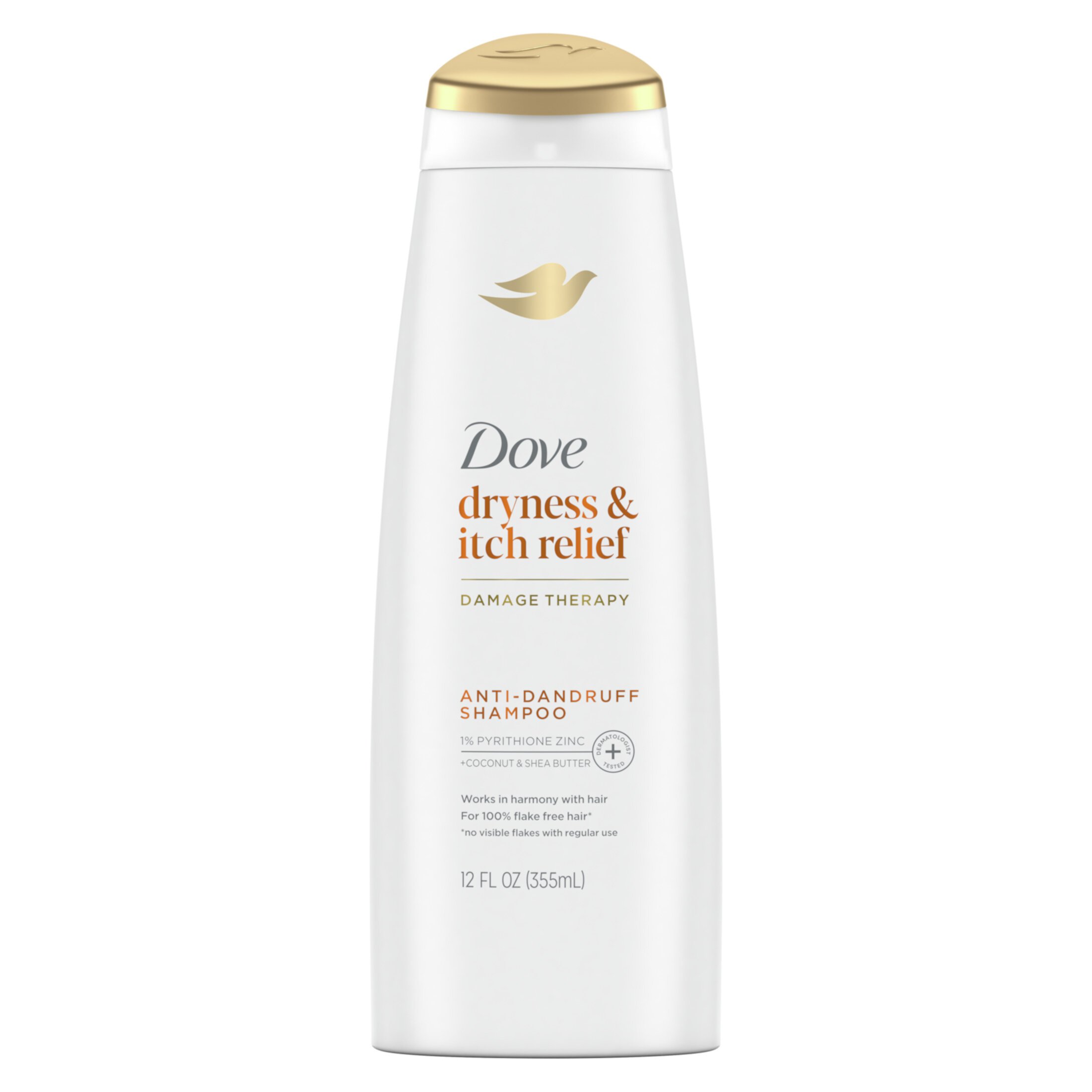 Dove Dermacare Scalp Anti Dandruff Daily Shampoo with Pyrithione Zinc, 12 fl oz Dove