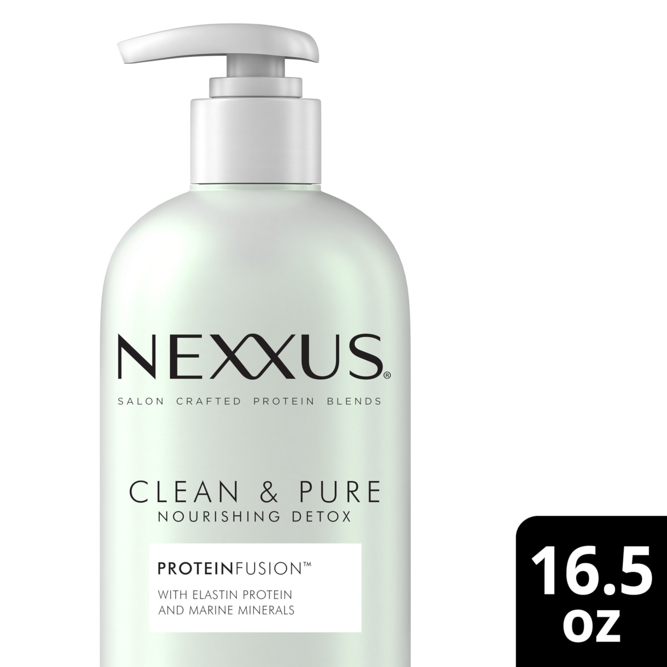 Nexxus Clean and Pure Nourishing Detox Daily Conditioner Elastin Protein All Hair Types, 16.5 fl oz Nexxus