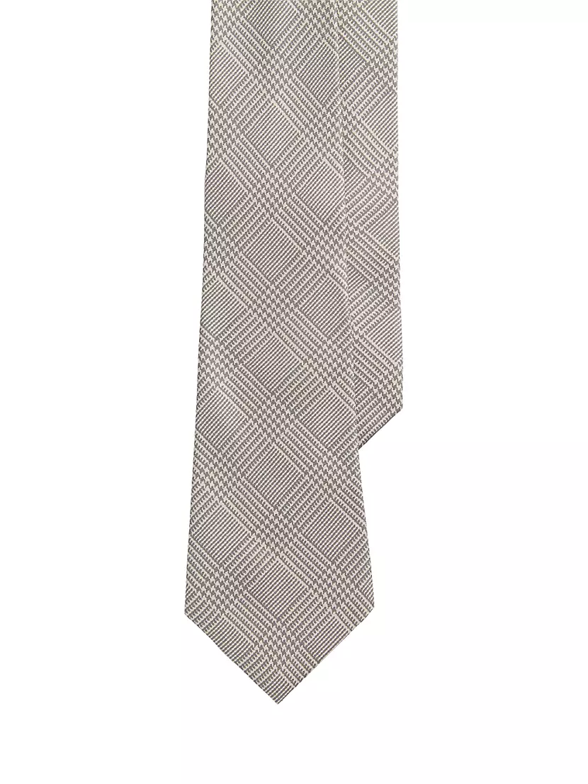 Галстук Ralph Lauren Glen Check Silk Tie Ralph Lauren