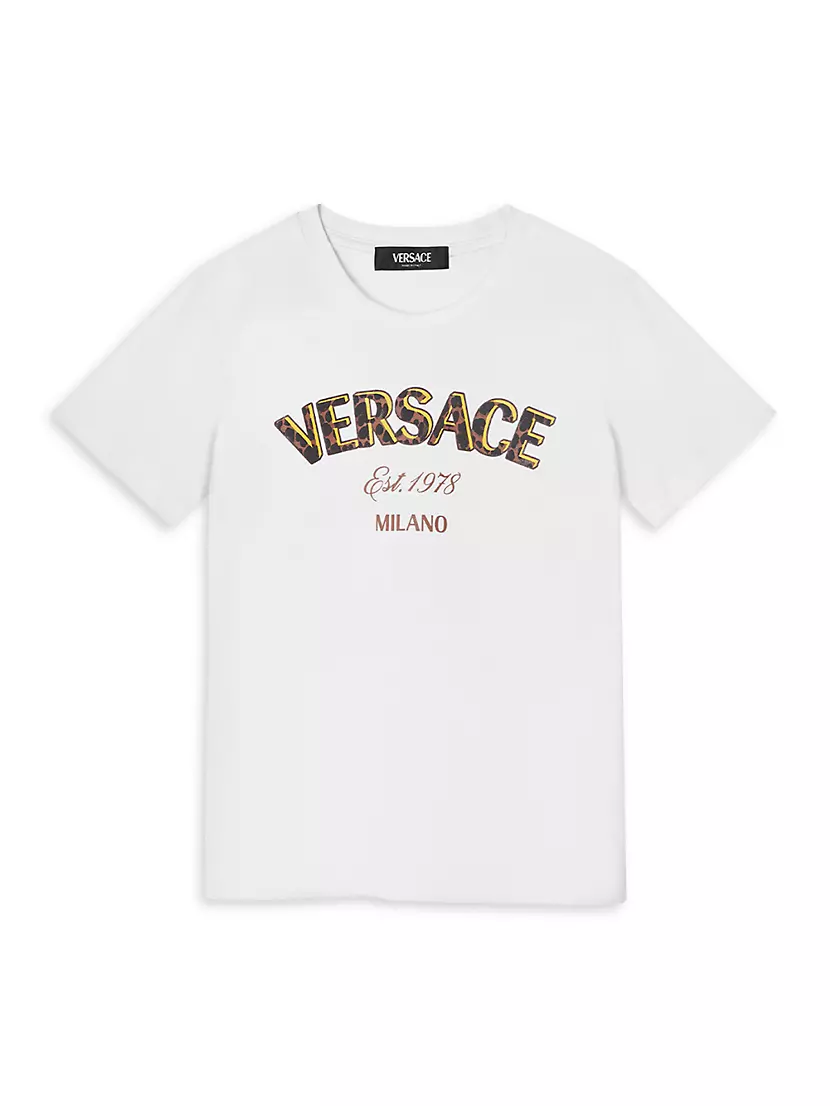 Девочки Футболка Versace Wild Baroque Print Versace