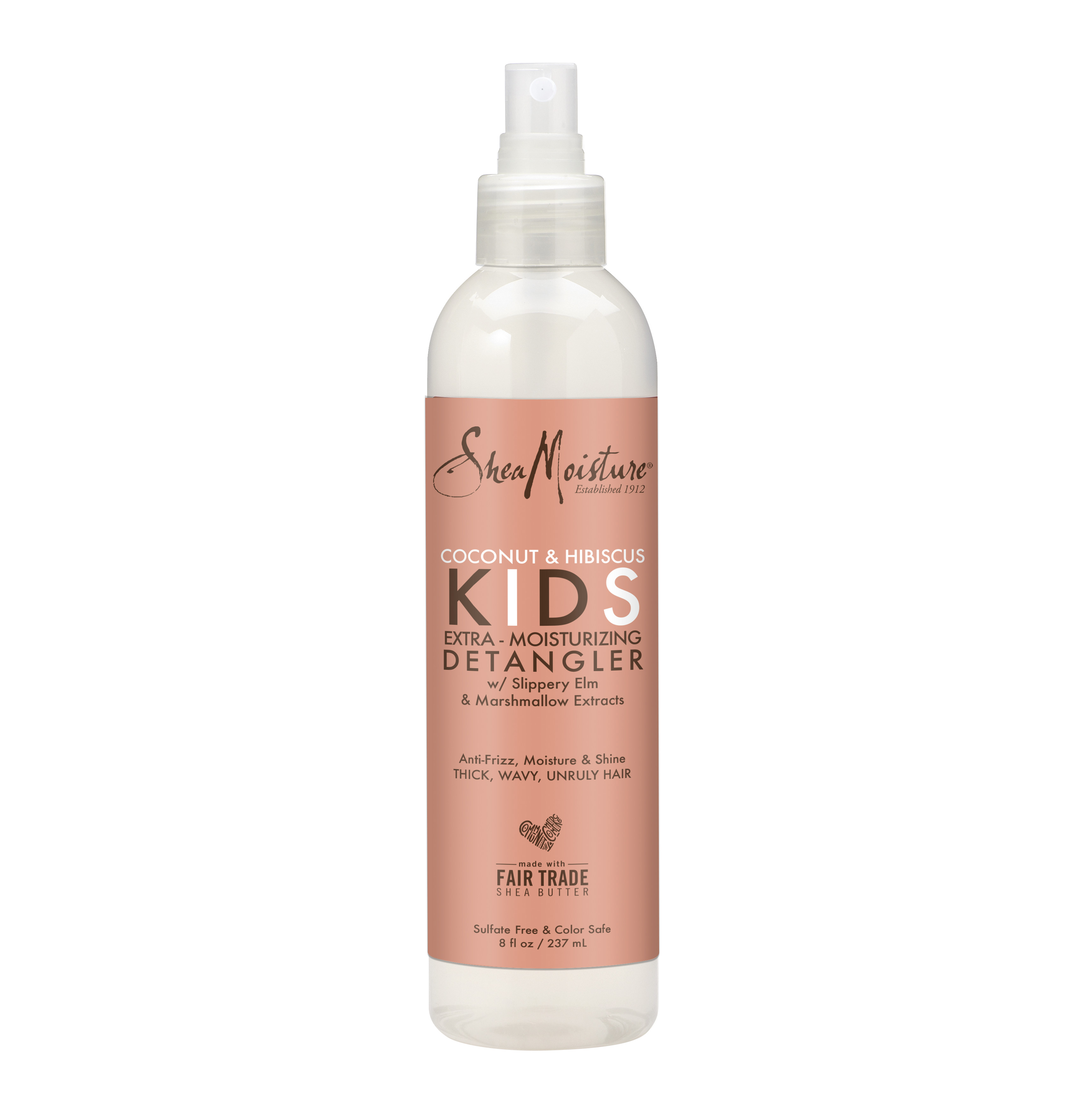 SheaMoisture Kids Extra Moisturizing Detangler hairspray with Slippery Elm, 8 fl oz SheaMoisture