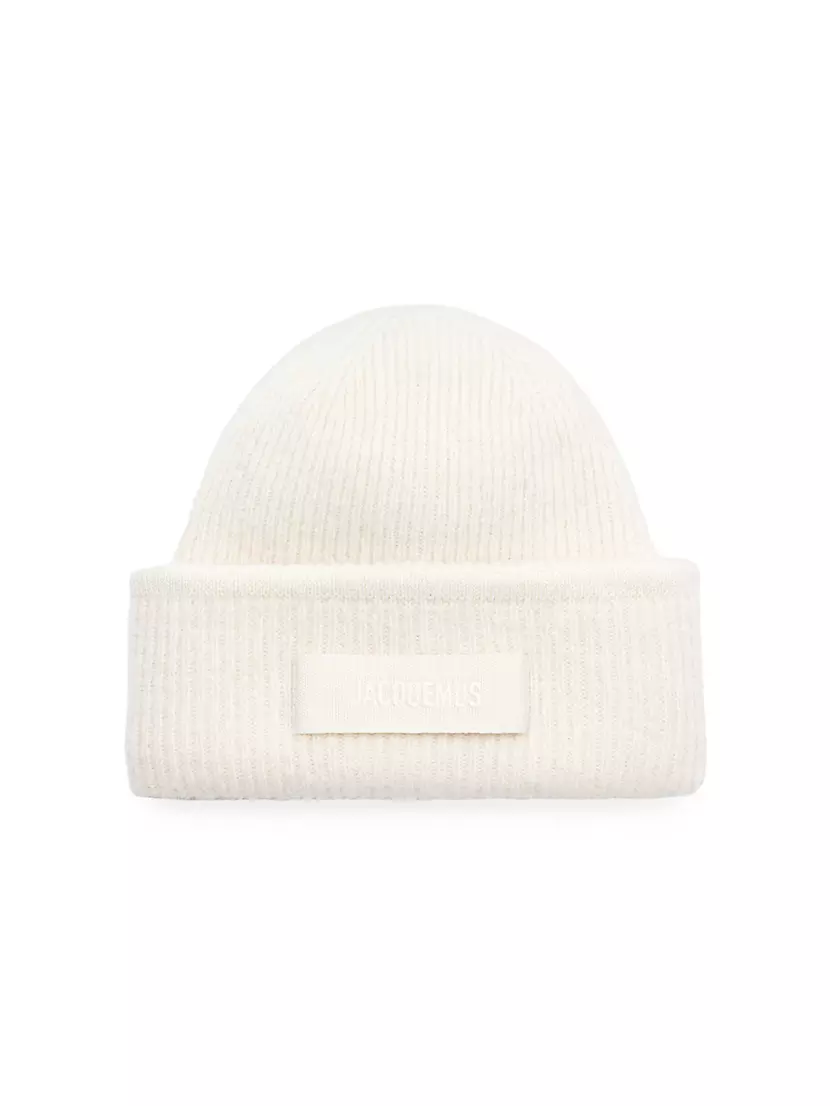 Logo Patch Wool-Blend Beanie Jacquemus