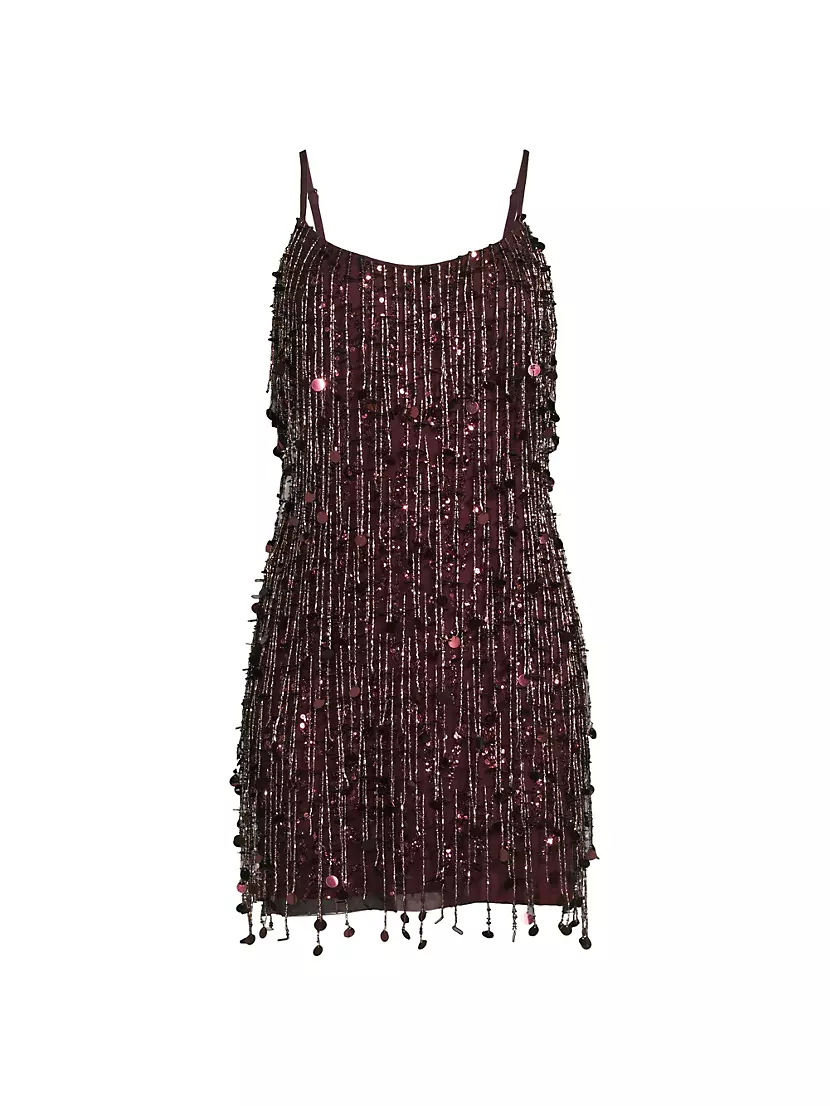 Женское Вечернее платье Liv Foster Beaded Scoopneck Liv Foster