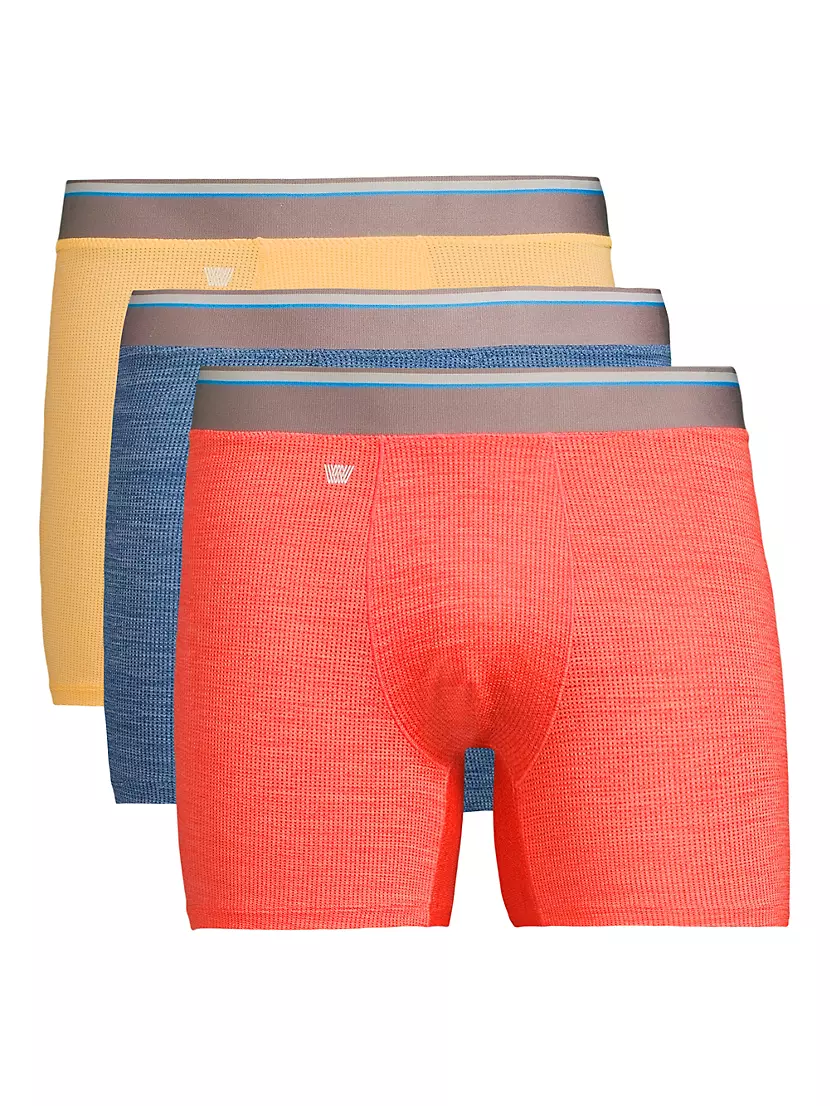 Мужские Боксеры MACK WELDON 3-Pack AIRKNITx Stretch Boxer Brief Set MACK WELDON