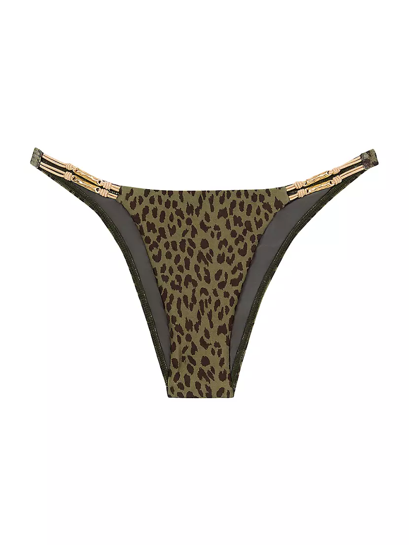 Женские Плавки ViX Ruth Leopard Cheeky ViX