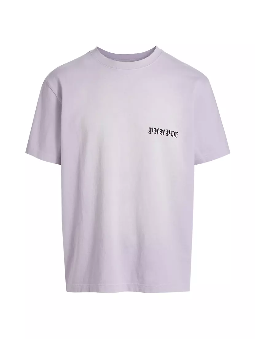 Мужская Футболка Purple Logo 'P' Crewneck Purple