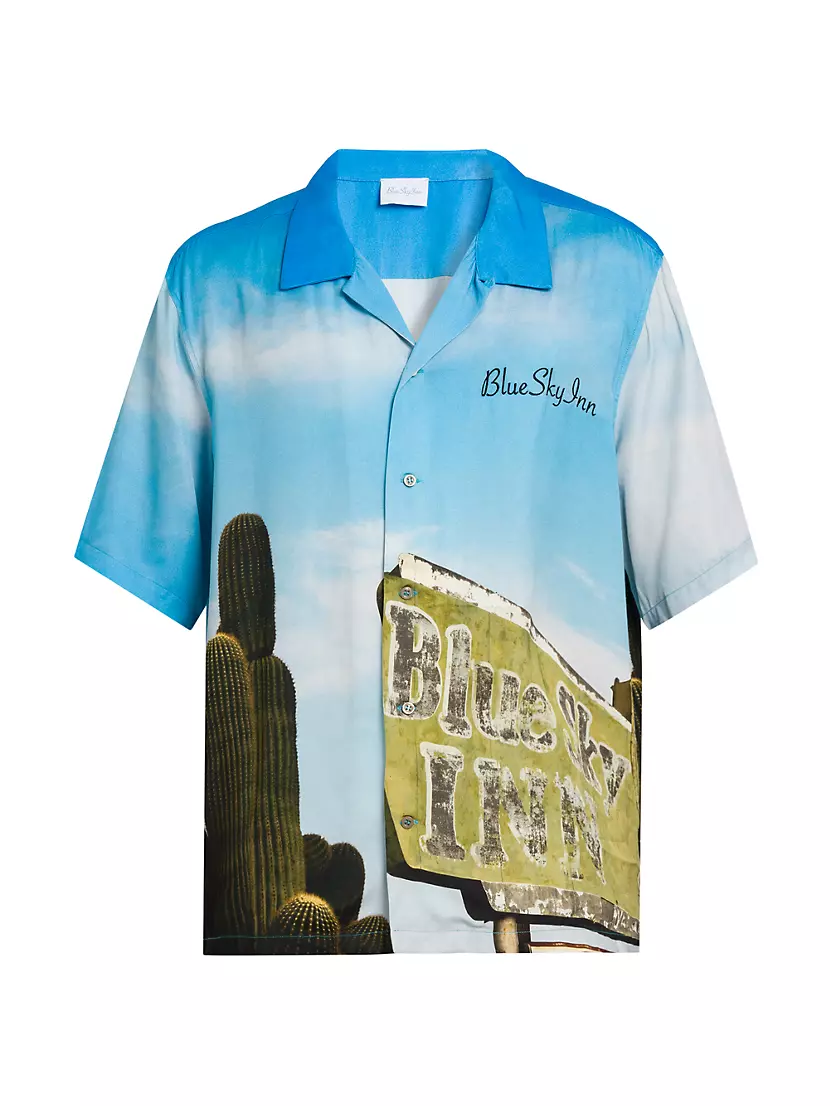 Мужская Повседневная рубашка Blue Sky Inn Cactus Camp Shirt Blue Sky Inn