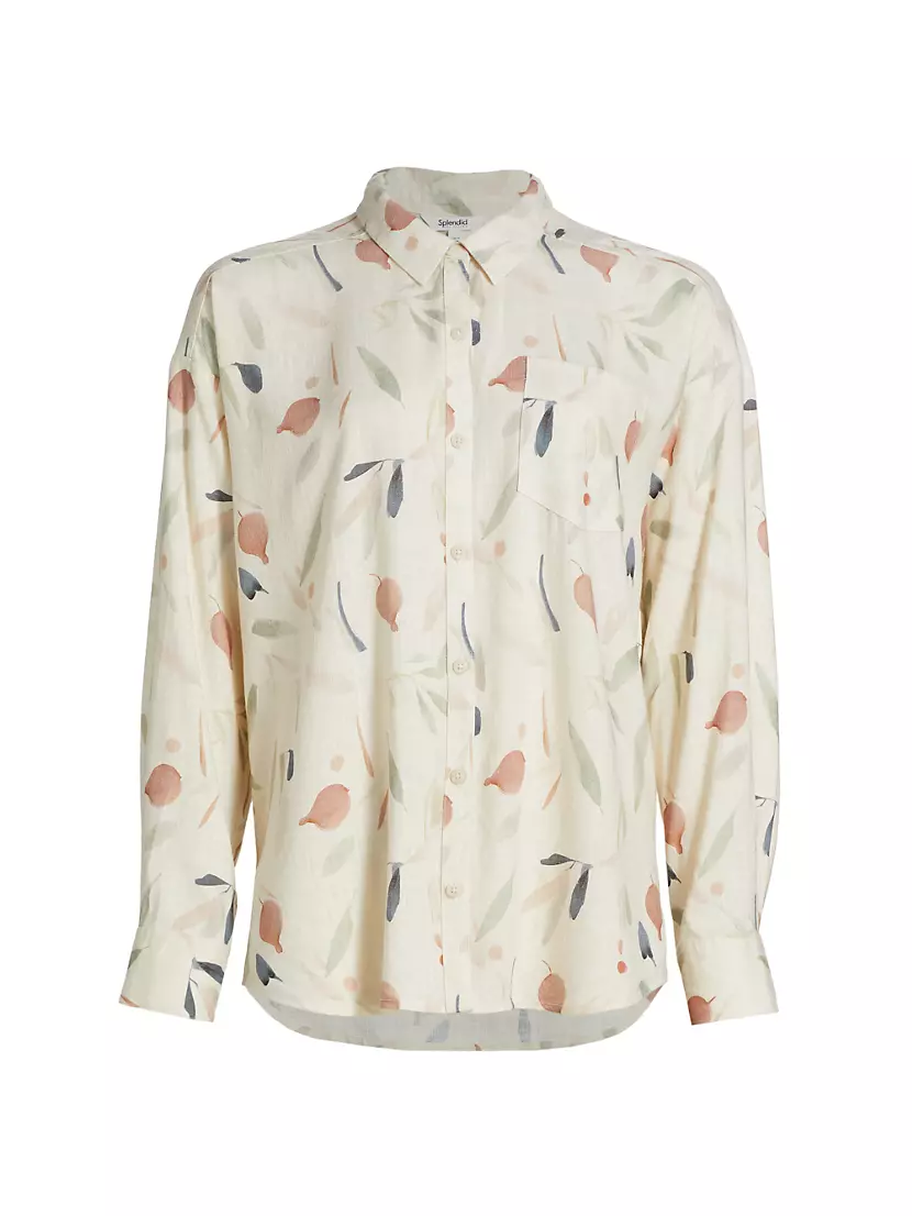 Suki Floral Long-Sleeve Shirt Splendid