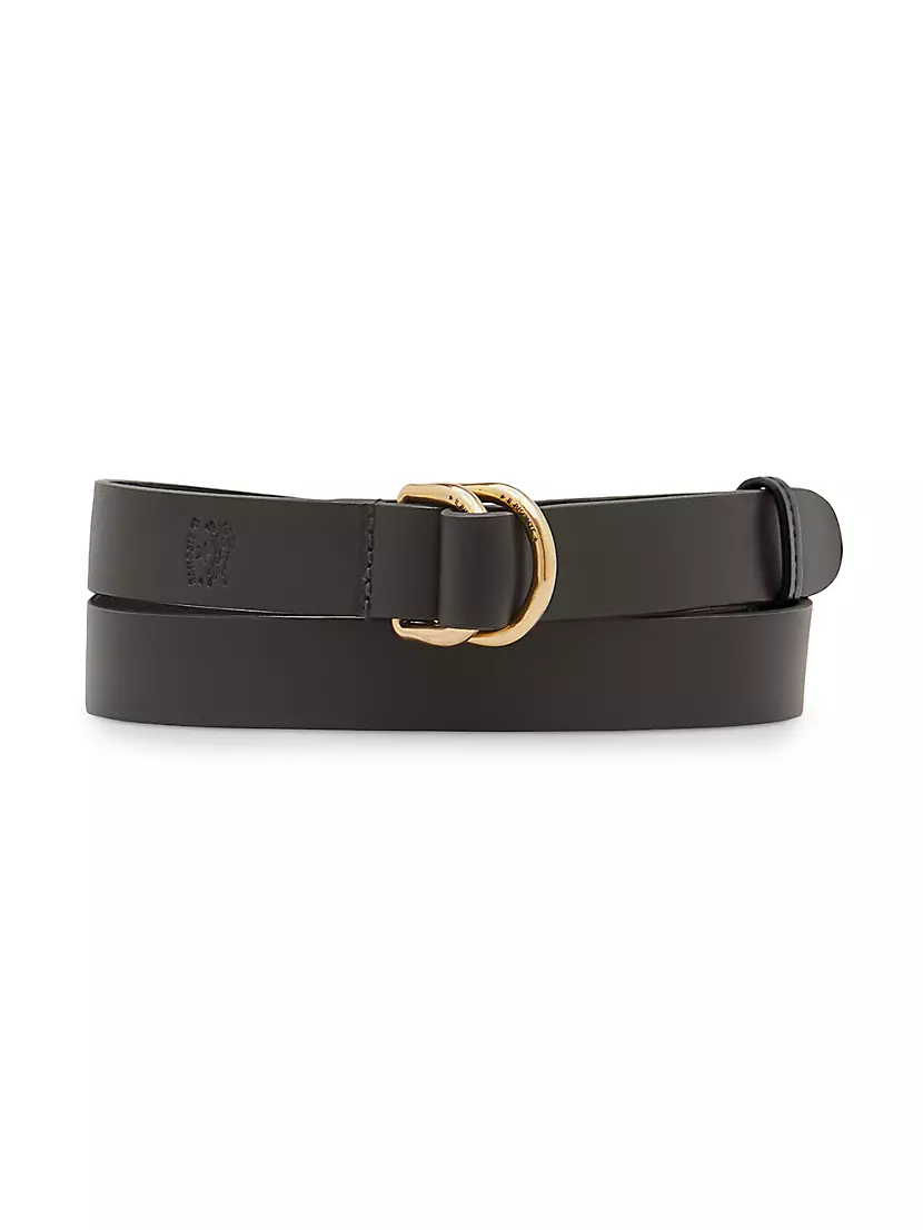 Ремень Il Bisonte Leather Double D-Ring Buckle Il Bisonte