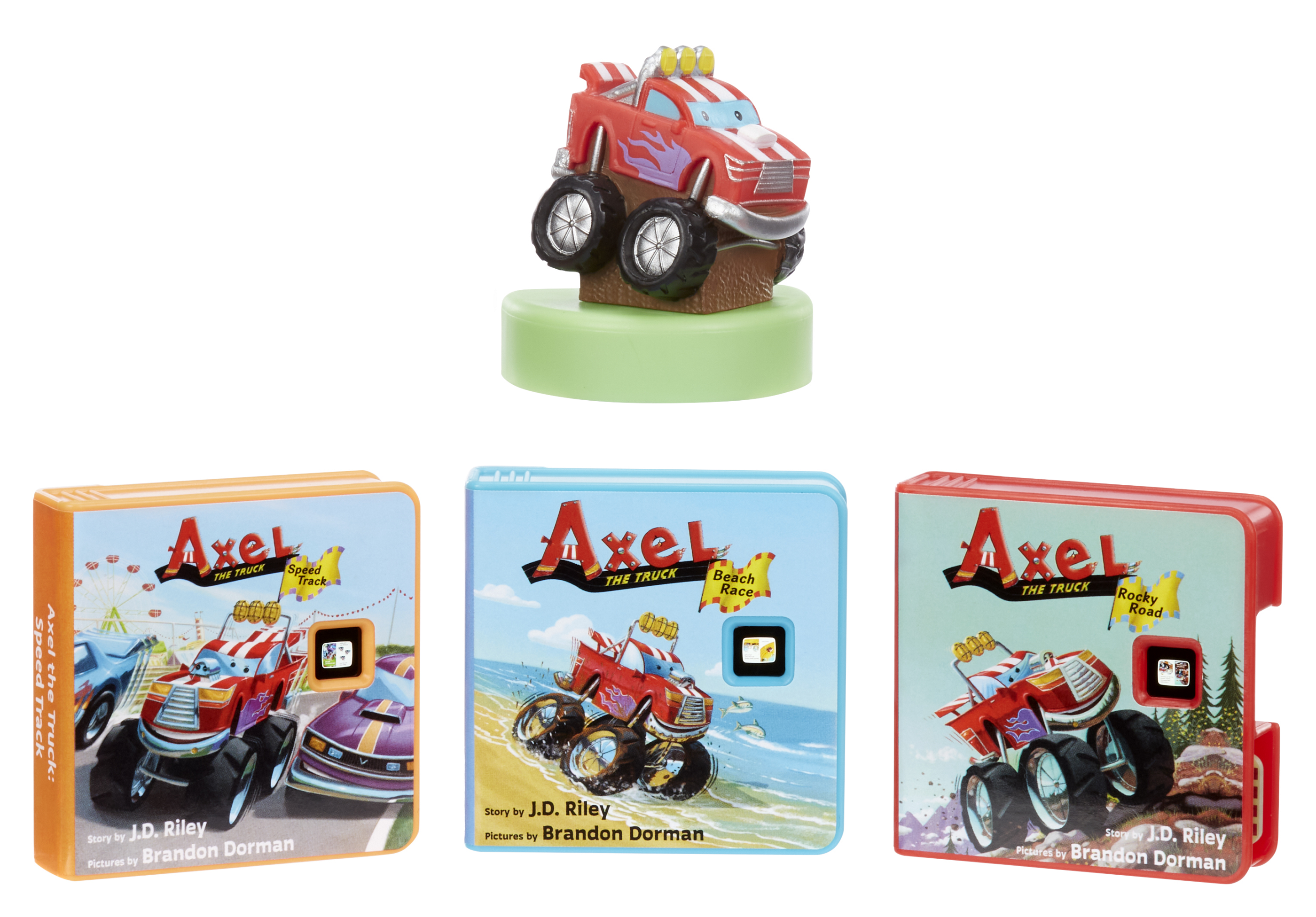 Little Tikes Story Dream Machine Axel The Truck Story Collection, Storytime, Books, HarperCollins, Audio Play Character, Toy Gift for Toddlers Ages 3+ Little Tikes