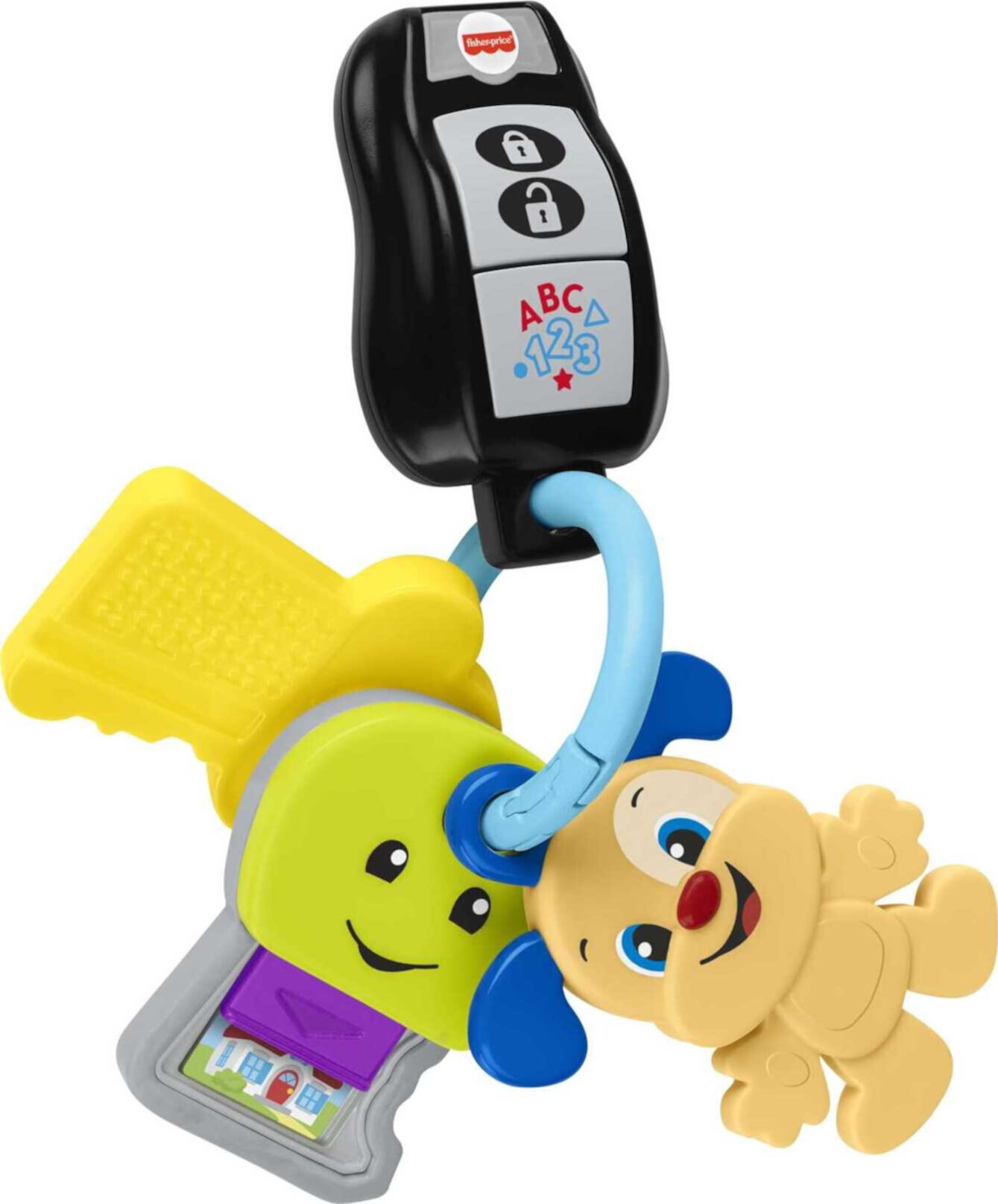 Fisher-Price Laugh & Learn Play & Go Keys Musical Learning Toy for Infant & Toddler Fisher-Price