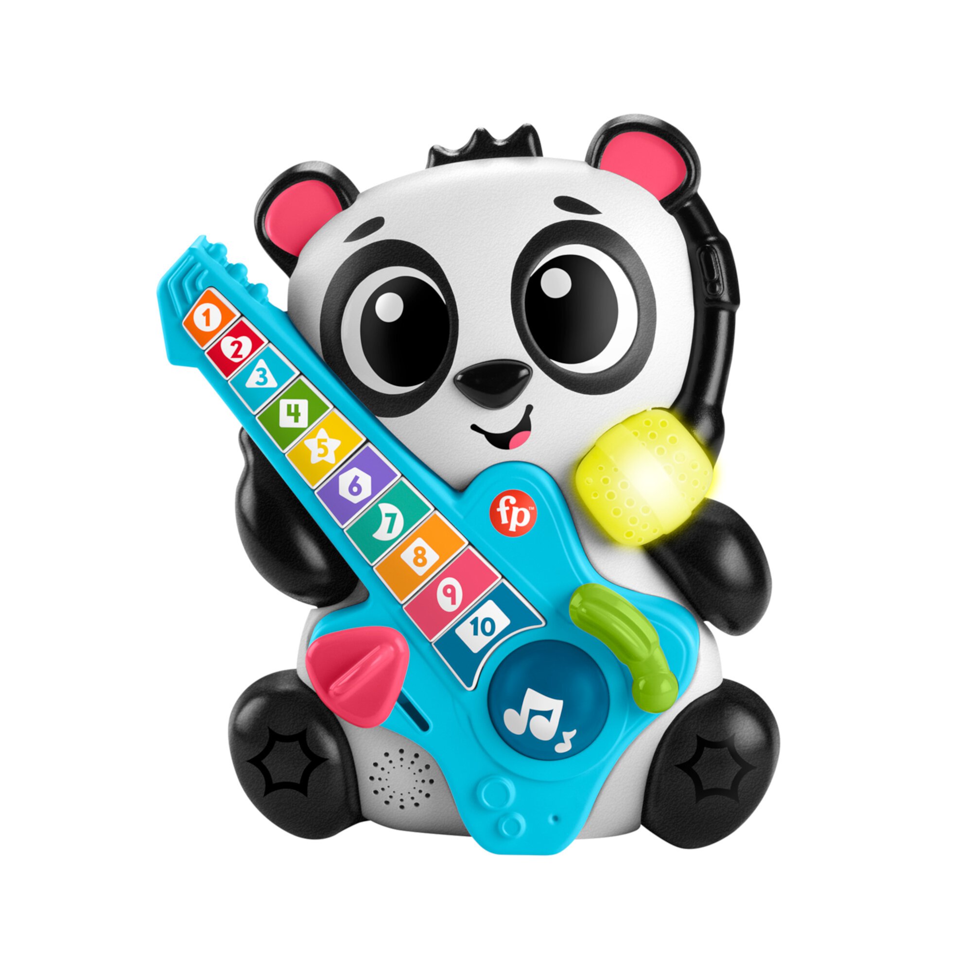 Fisher-Price Link Squad Jam & Count Panda Baby Learning Toy with Music & Lights Fisher-Price