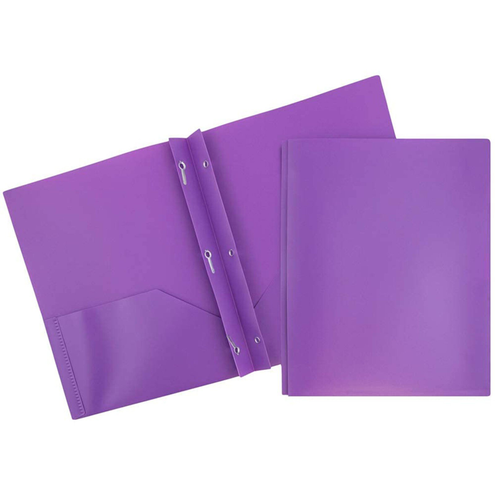 TANGNADE Dunwell Colored Plastic Folder With Pockets And Prongs (Assorted Colors 1 Pack) Colorful Folders With & School Folders With Fasteners TANGNADE