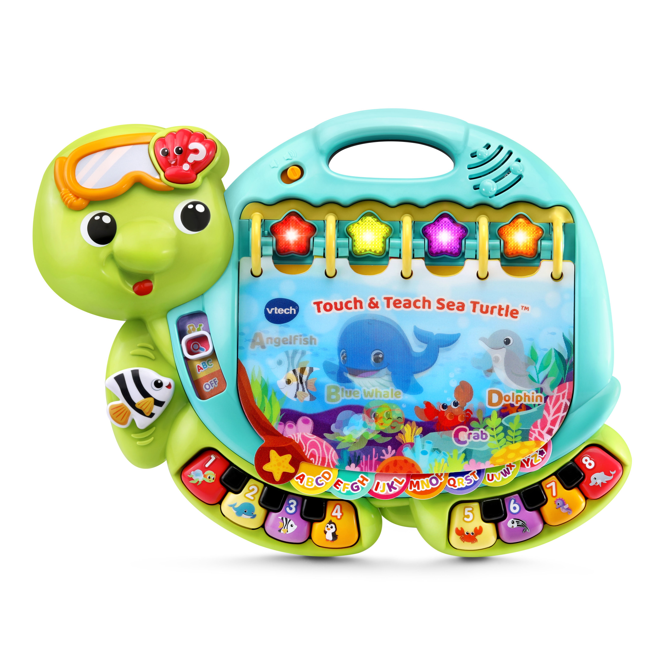 VTech Touch & Teach Sea Turtle™ Alphabet Toys Baby and Toddler Toys VTech