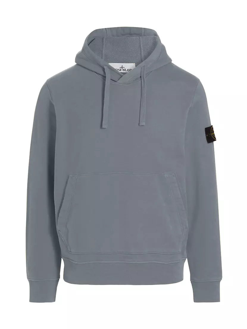 Cotton Fleece Hoodie Stone Island