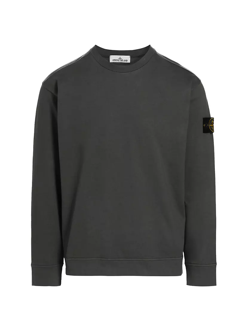 Мужская Футболка Stone Island Cotton Long-Sleeve Stone Island