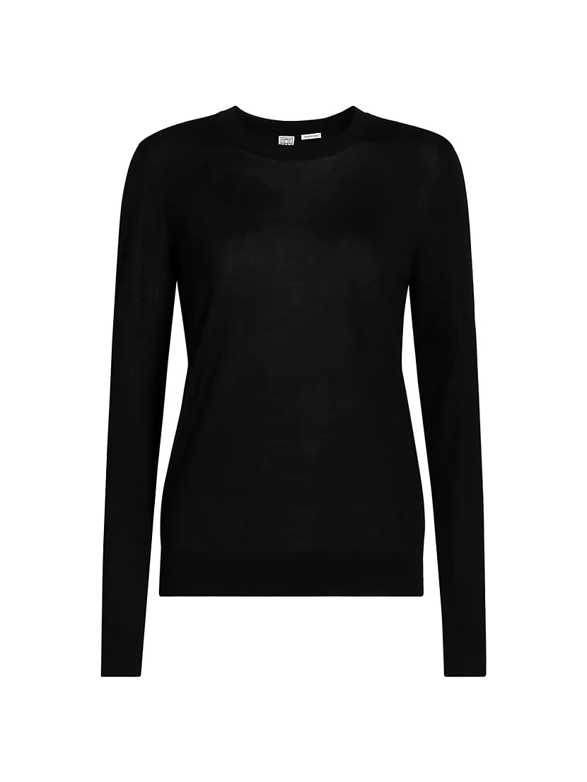 Женский Свитер Toteme Fine Knit Crewneck Toteme