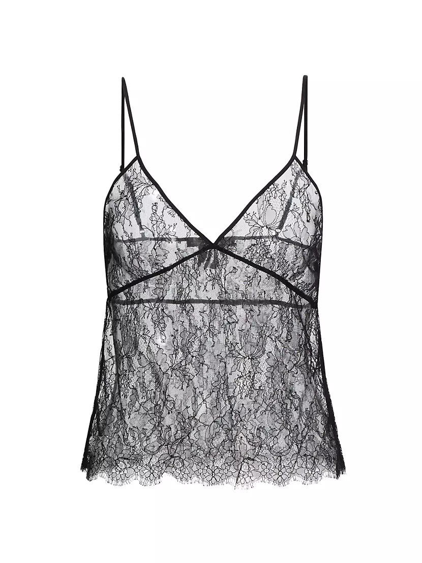 Женский Топ на бретелях KIKI DE MONTPARNASSE Unlined Lace Camisole KIKI DE MONTPARNASSE