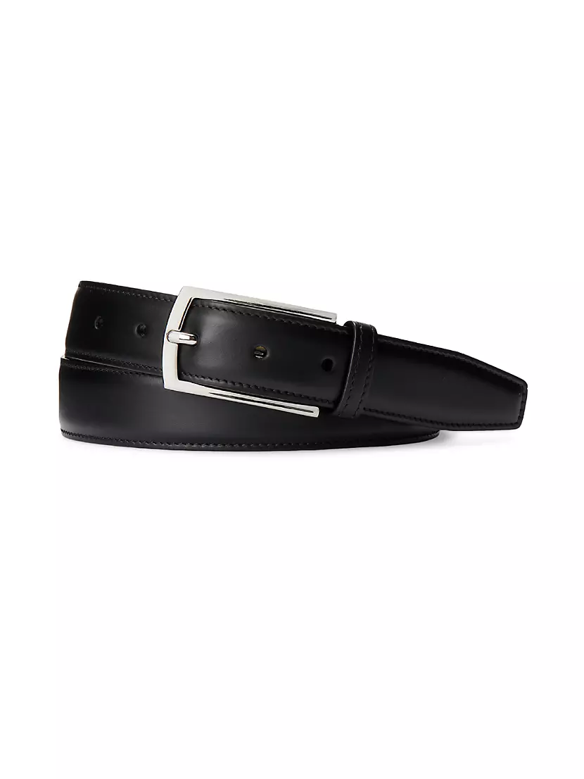 Ремень Ralph Lauren Logo Leather Prong Buckle Ralph Lauren