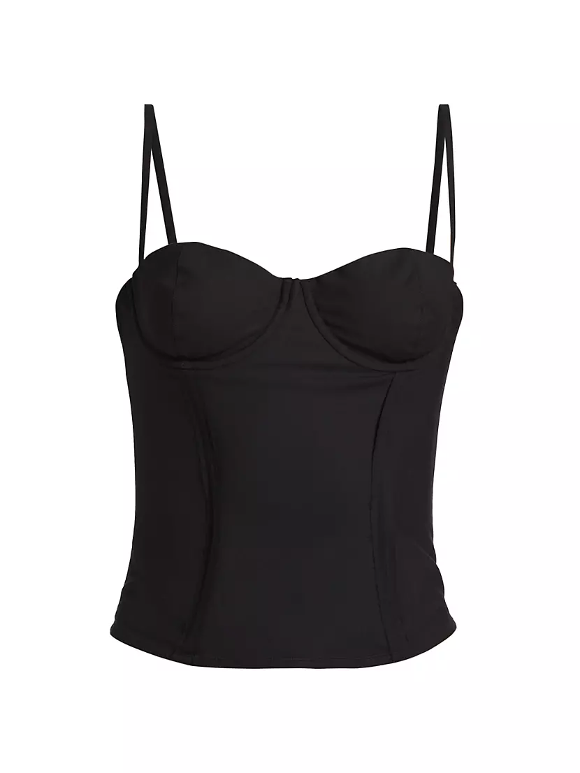 Exposed Seam Wool-Blend Bustier KIKI DE MONTPARNASSE