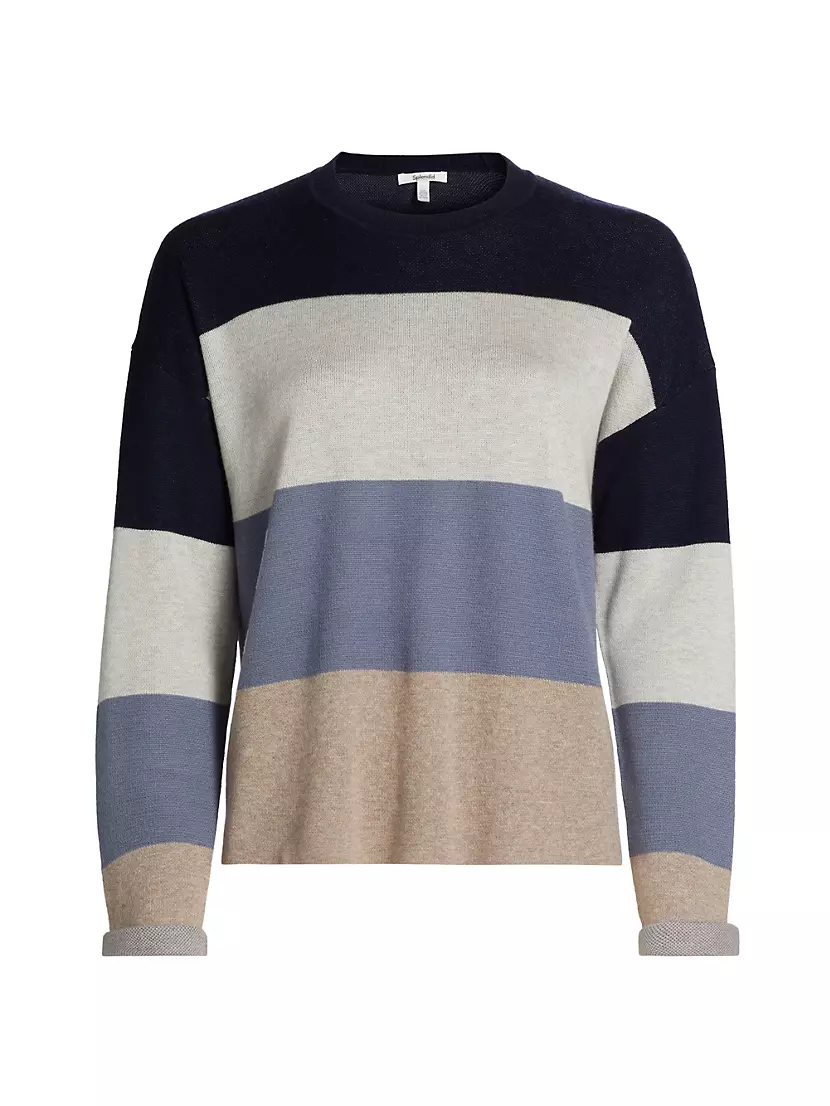 Georgie Striped Crewneck Sweater Splendid