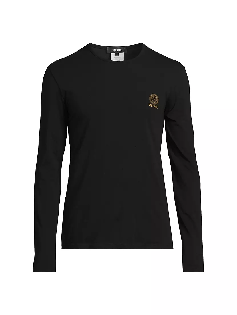 Мужская Футболка Versace Topeka Jersey Long-Sleeve Versace