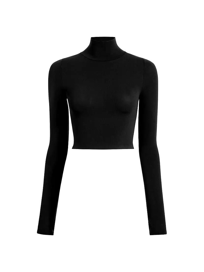 Ballet Body Turtleneck Crop Top Commando