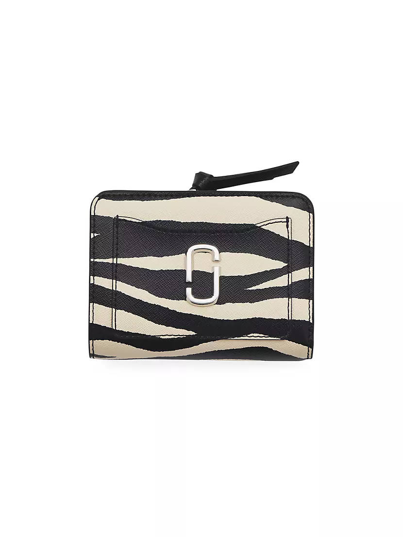 The Zebra Utility Snapshot Mini Compact Wallet Marc Jacobs