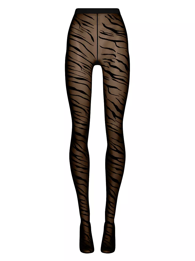 Женские Колготки Wolford Tiger-Print Sheer Wolford