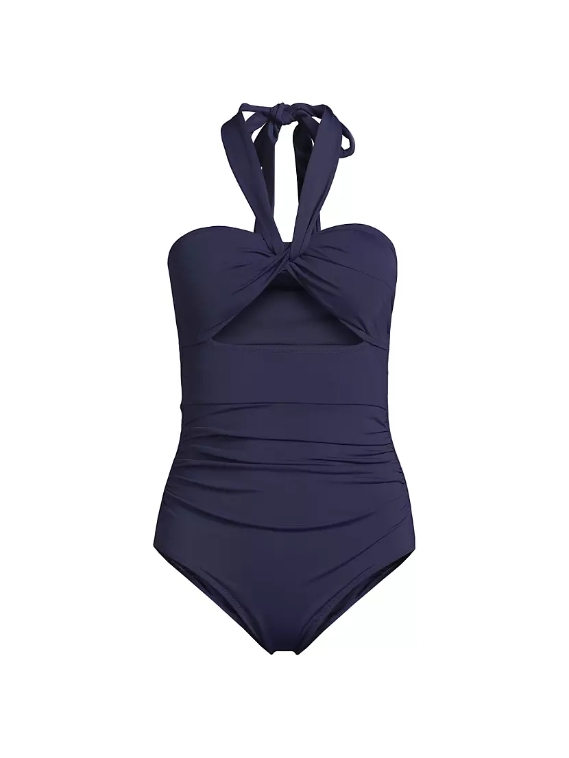 Ella Convertible Twist Front One-Piece Swimsuit Change of Scenery