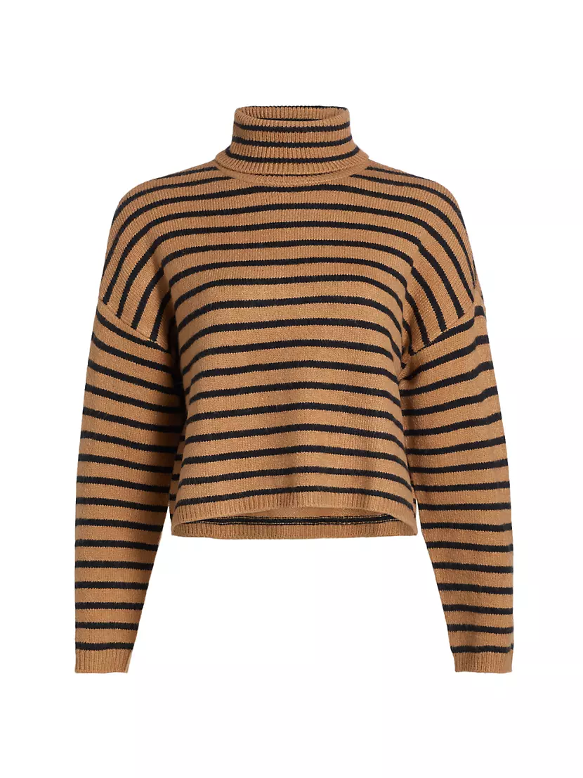 Женский Свитер Design History Striped Boxy Turtleneck Design History