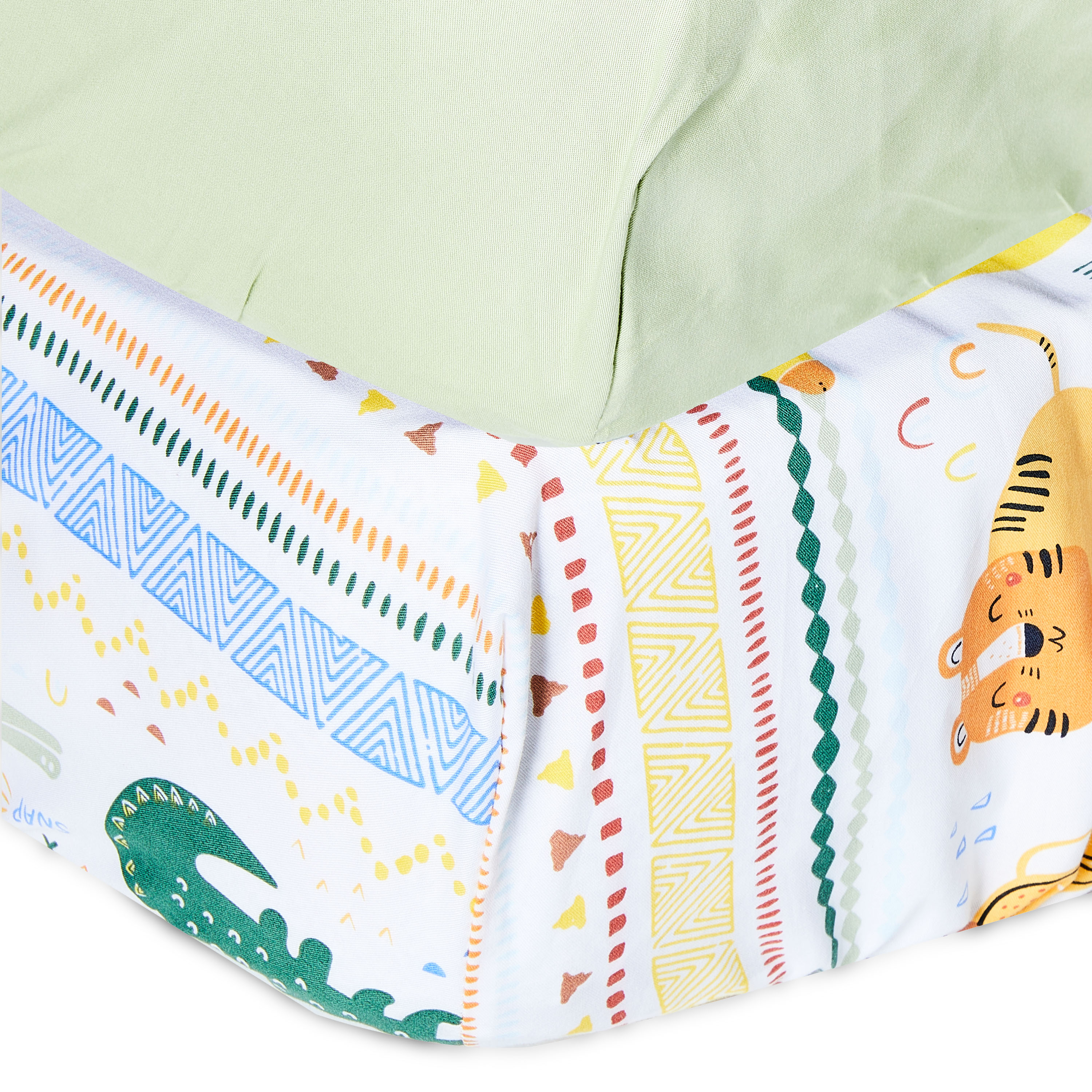 Parent's Choice Cotton Fitted Crib Sheets for Baby Boys and Girls, Jungle, 2-Pack Parent's Choice