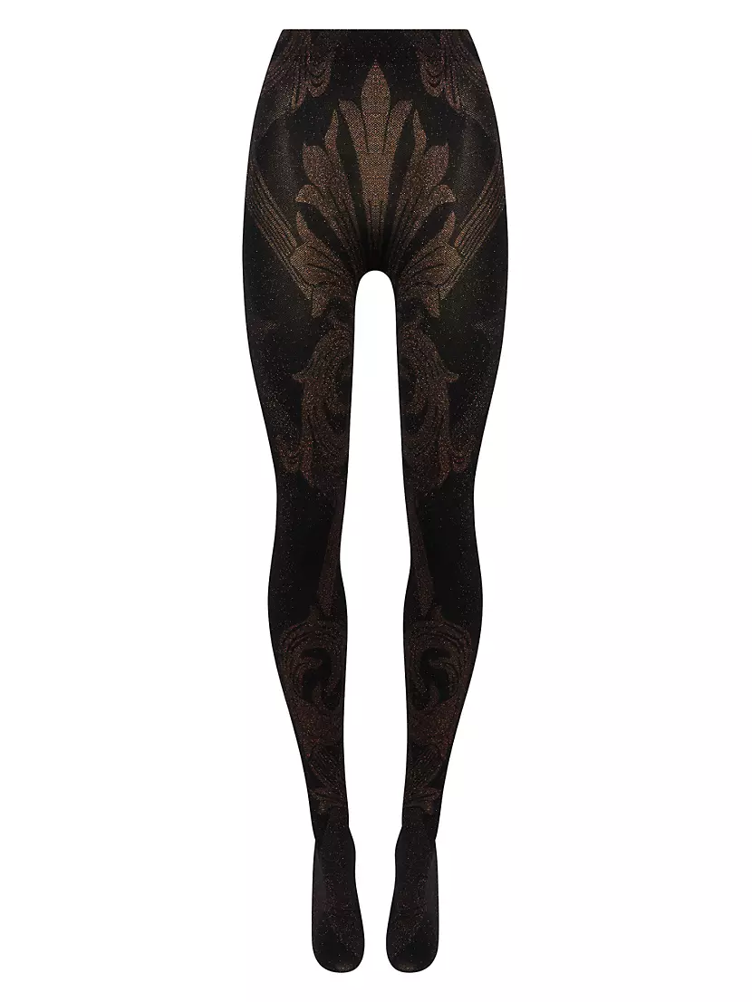 Женские Колготки Wolford Etro X Wolford Металлизированные с Узором Wolford