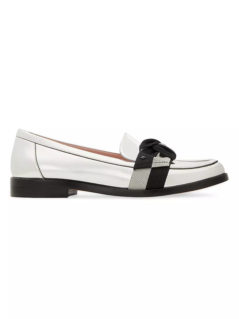 Лоферы из металлизированной кожи Kate Spade New York Racing Stripe Leandra Kate Spade New York