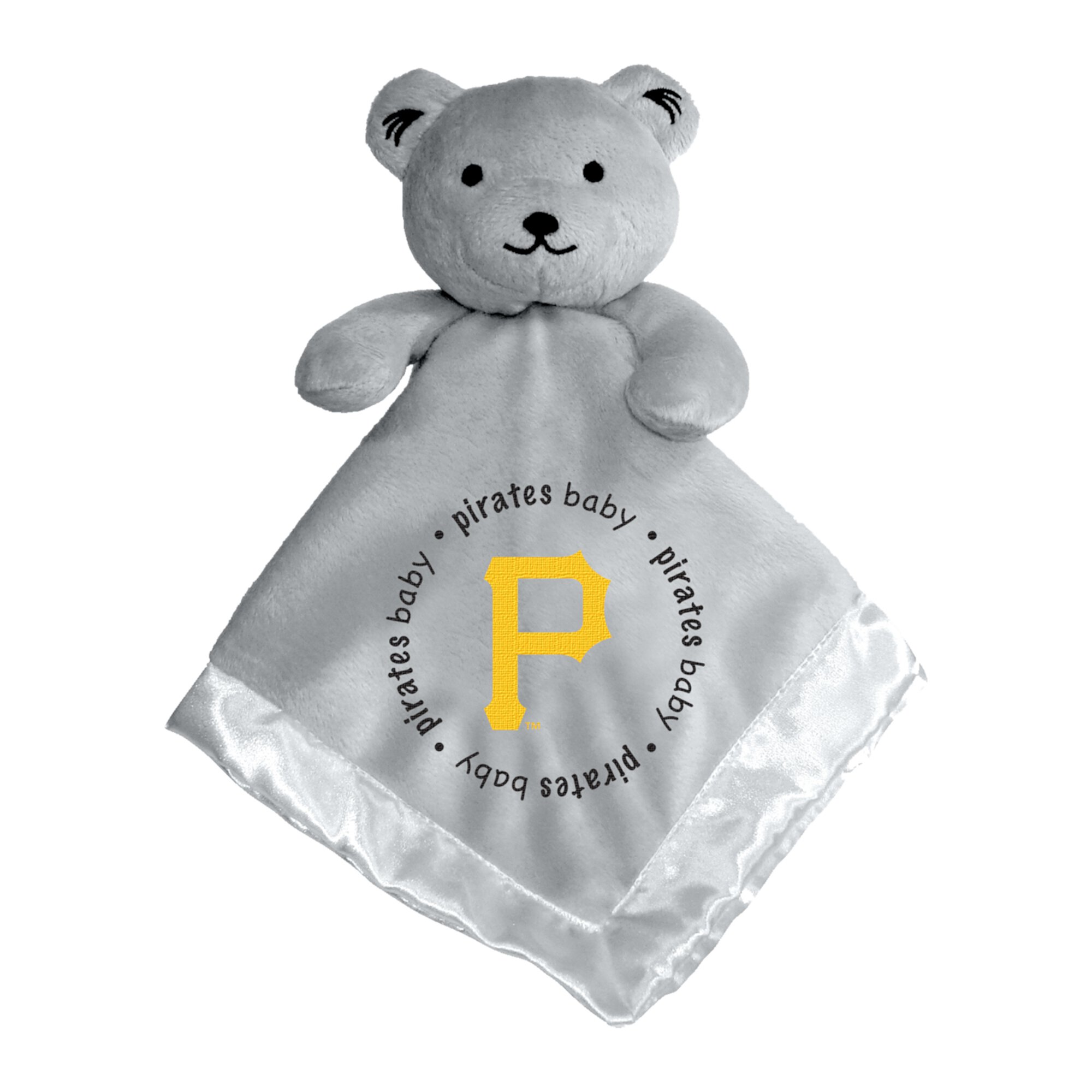 Baby Fanatic Oso de Seguridad Gris - Pittsburgh Pirates MLB Baby Fanatic