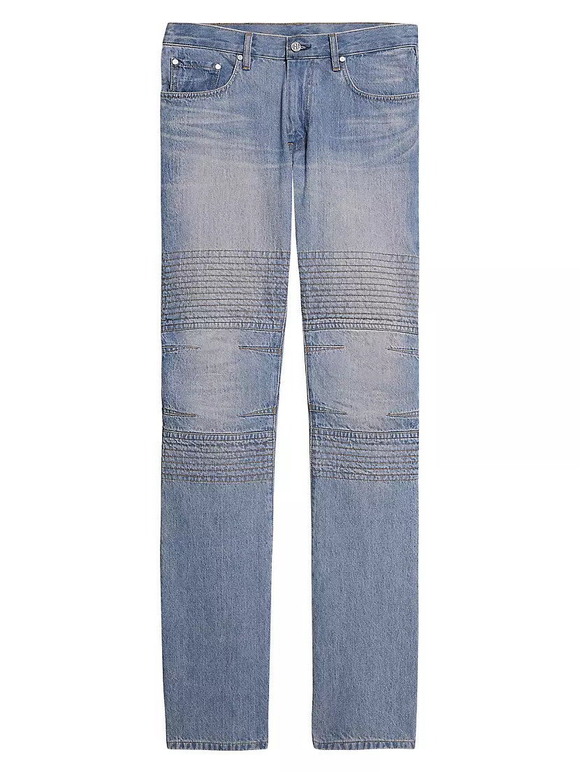 Мужские Прямые Джинсы Helmut Lang Moto Worker Helmut Lang