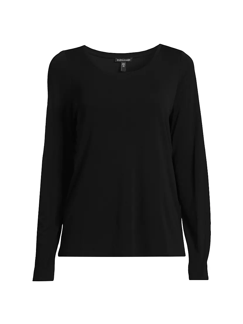 Женская Блузка Eileen Fisher Scoopneck Silk Eileen Fisher