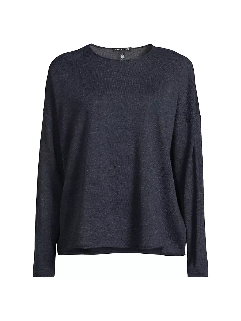 Женский Свитер Eileen Fisher Merino Wool Crewneck Eileen Fisher