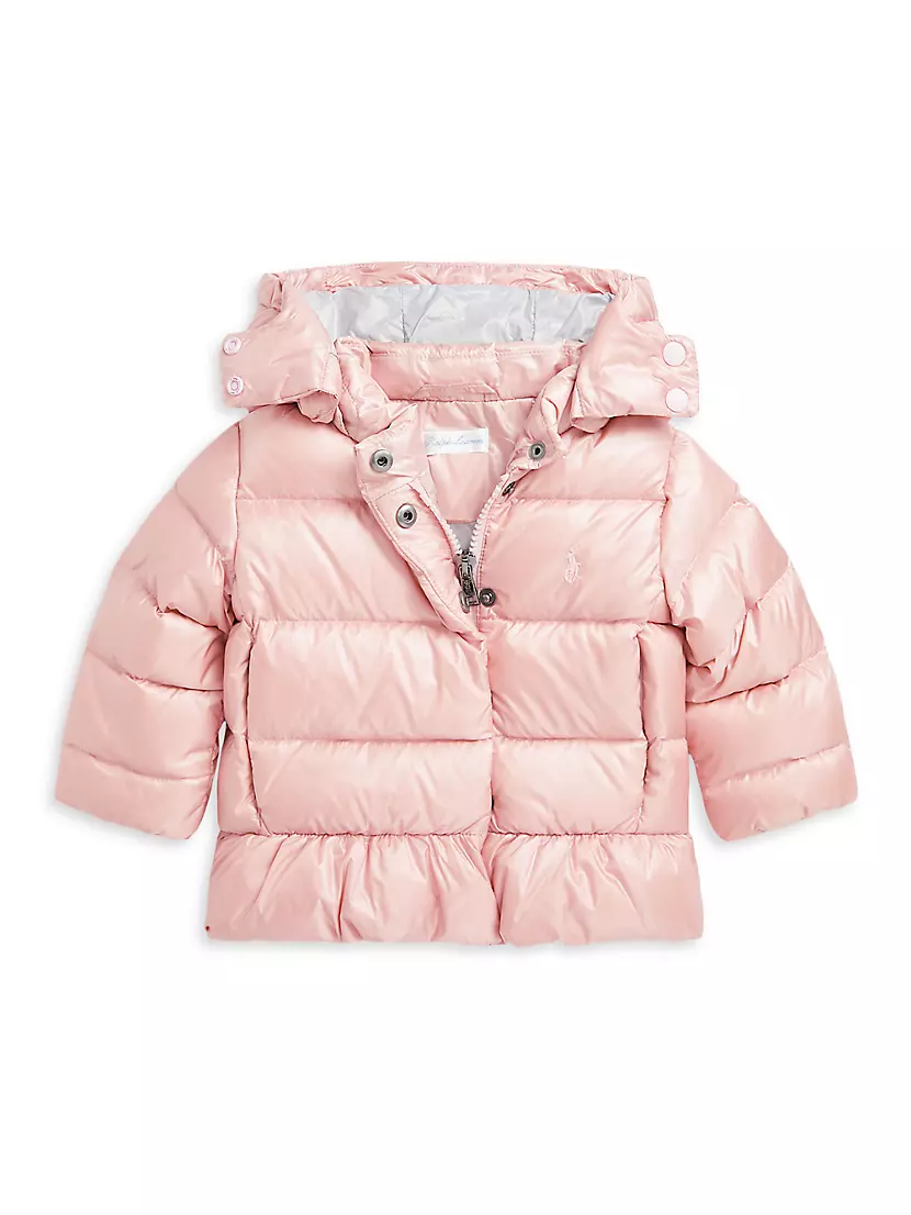 Детский Пуховик Polo Ralph Lauren Baby Girl's Down Puffer Peplum Polo Ralph Lauren