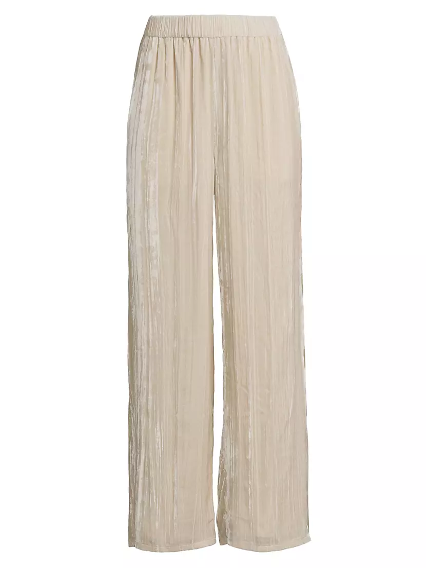 Женские Повседневные брюки Eileen Fisher Velvet Wide-Leg Pants Eileen Fisher