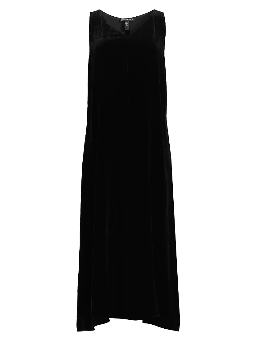 Женское Повседневное Платье Eileen Fisher Velvet Maxi Shift Eileen Fisher