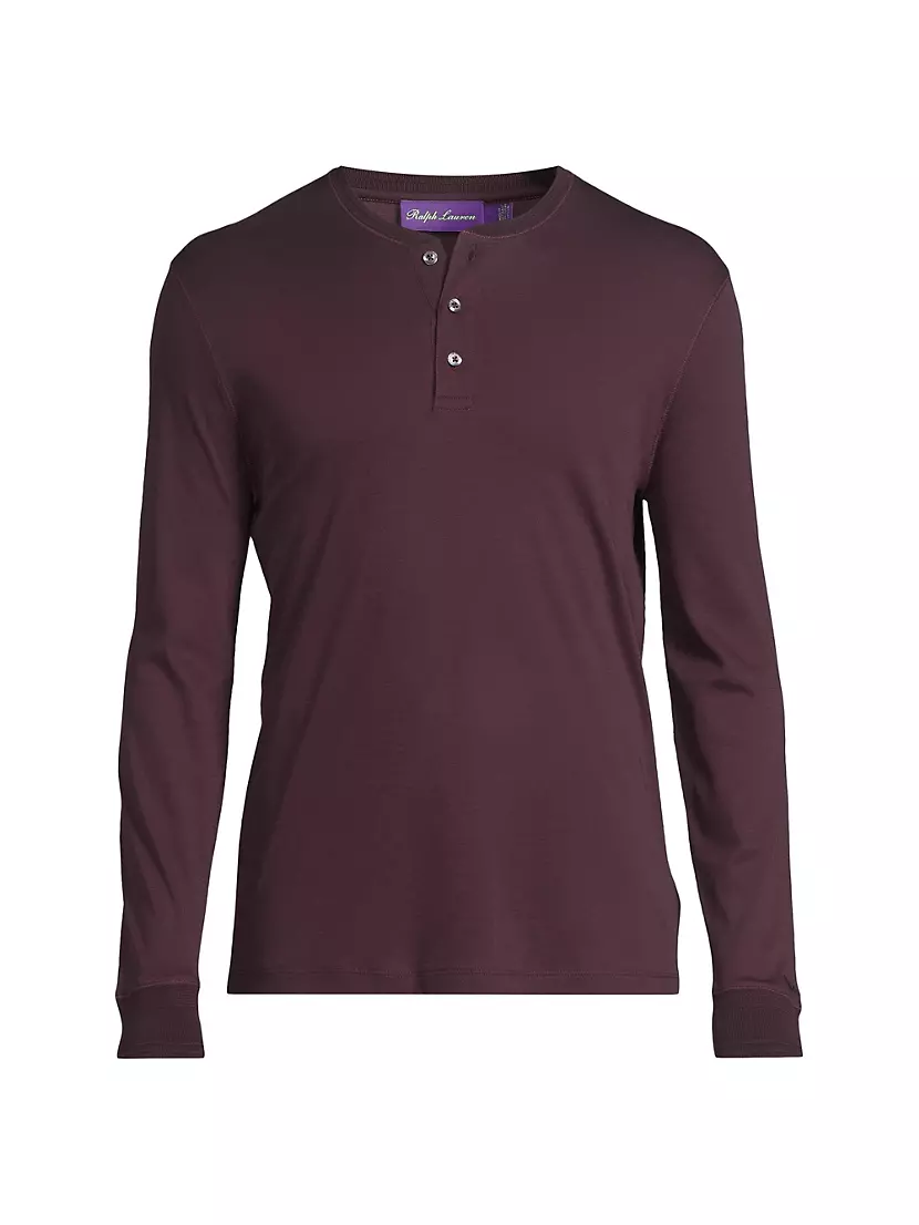 Мужская Повседневная рубашка Ralph Lauren Soft Touch Interlock Henley Ralph Lauren