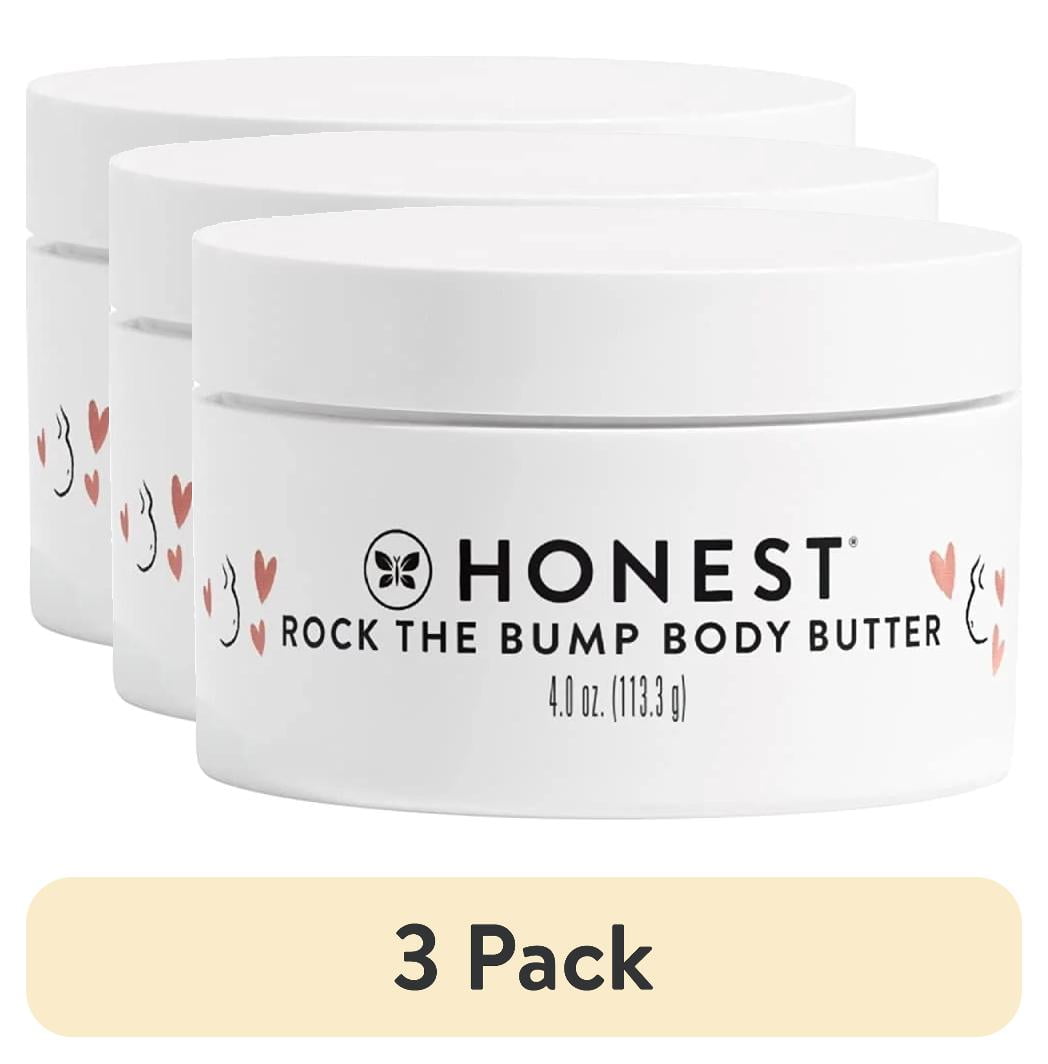 (3 pack) The Honest Company, Honest Mama Rock the Bump Body Butter, Stretch Mark Prone Skin Type, 4 fl. oz. The Honest Company