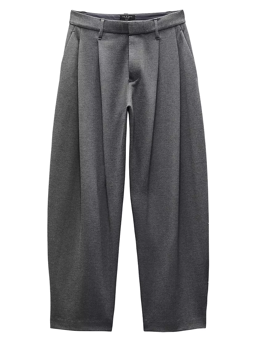 Cecily Pleated Wide-Leg Pants Rag & Bone